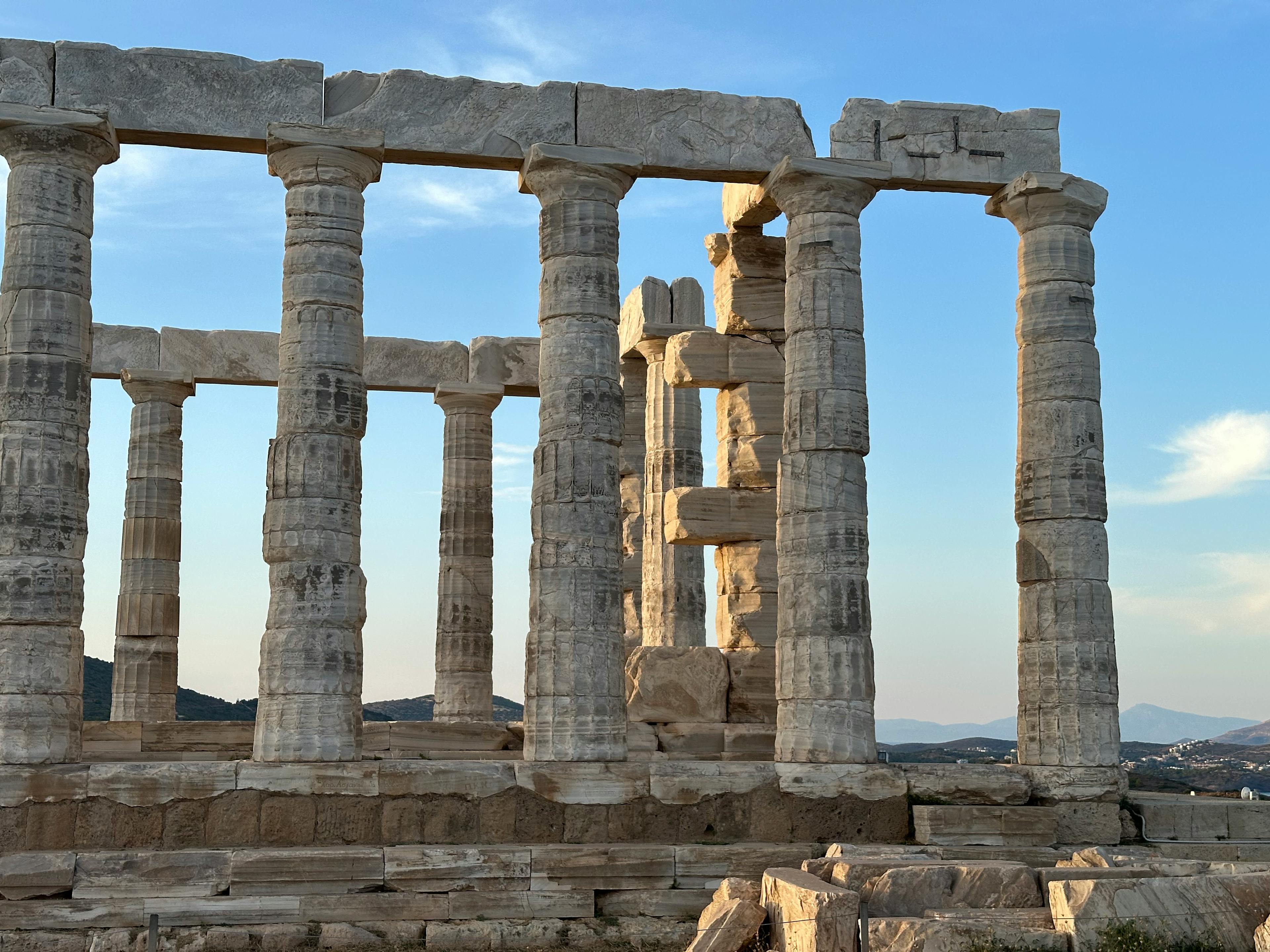Antiker griechischer Tempel — Pythagoras Numerologie und heilige Mathematik